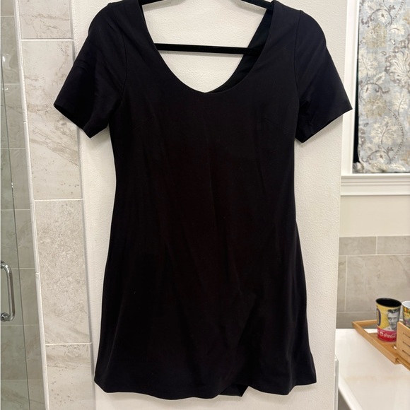 lululemon Align™ Short-Sleeve Dress with built in shorts in the color black - Picture 4 of 6